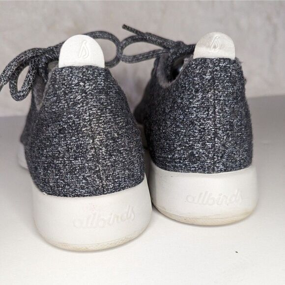 Allbirds Wool Runners Comfort Shoes Gray Lace Up Womens Size 10 - Picture 4 of 11
